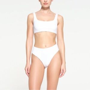 NWT SKIMS white bikini